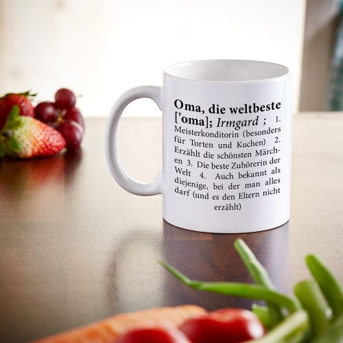 Personalisierte Tasse - Definition Weltbeste Oma