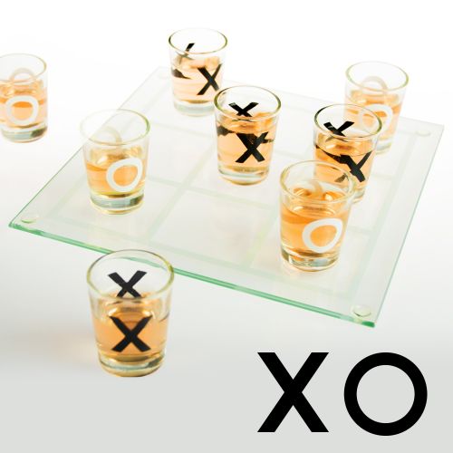 Partyspiel Saufspiel Party Drinking Game für Erwachsene Tic Tac Toe Trinkspiel 