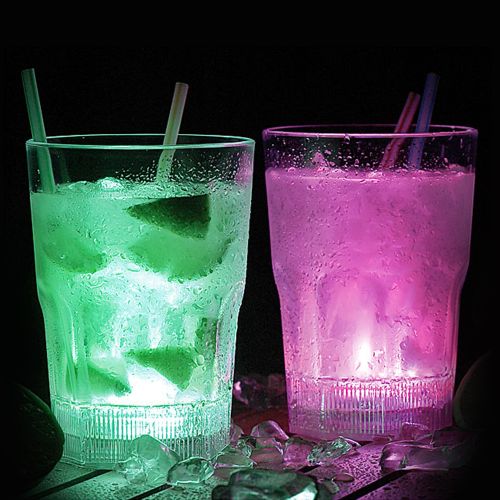 Leuchtglas mit Touch Funktion - blau