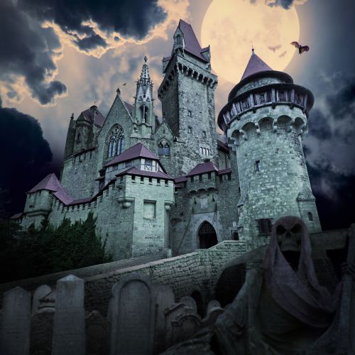 Villa de vampires avec fant�me comme maison de campagne