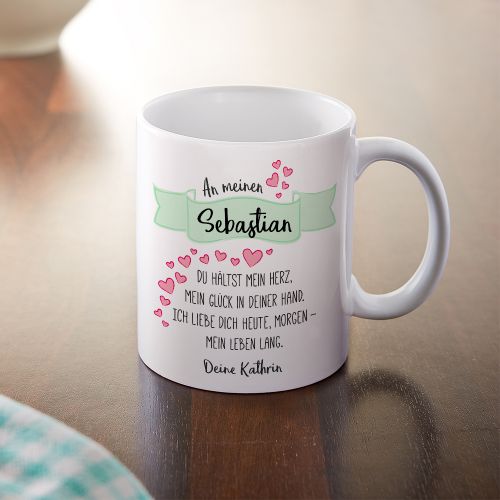 Personalisierte Tasse - Liebesgedicht