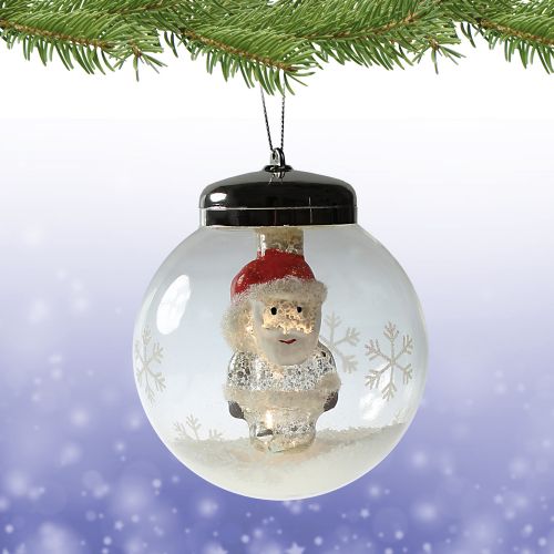 LED Weihnachtskugel - Weihnachtsmann