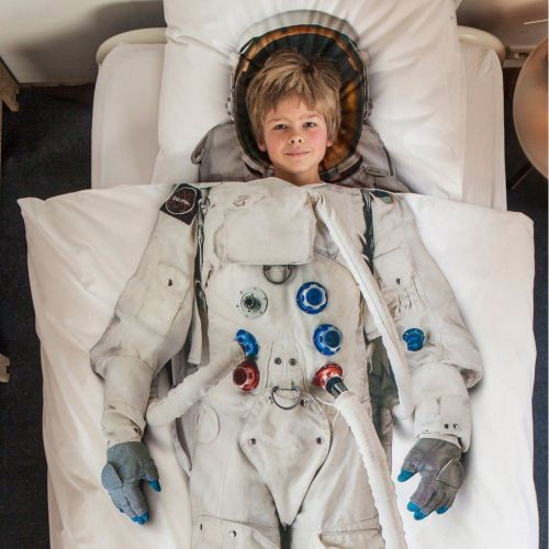 Kinder BettwÃ€sche Set - Astronaut