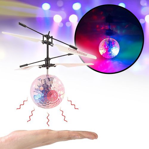 Hubschrauber Ball mit bunter LED-Beleuchtung