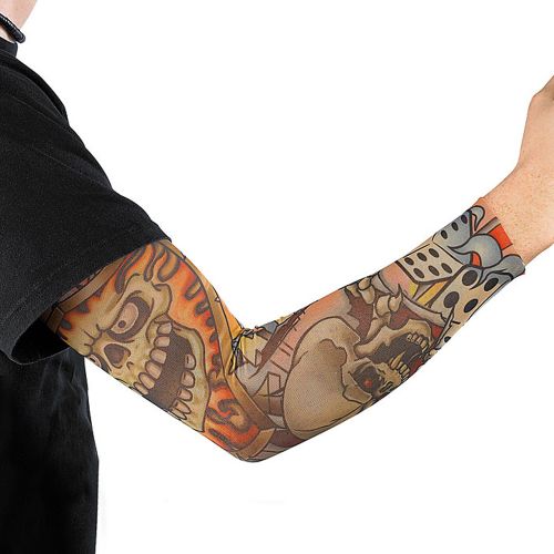 Tattoo Ãrmel - Totenkopf
