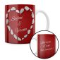 Persönliche Tasse Mit Namen 'Nonna' & Rosenherz-Motiv – Weiß, 200 Ml, Spülmaschinenfest, Perfekt Für Kaffee & Tee