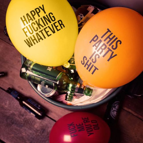 Abusive Balloons 12er Set - Fiese Luftballons