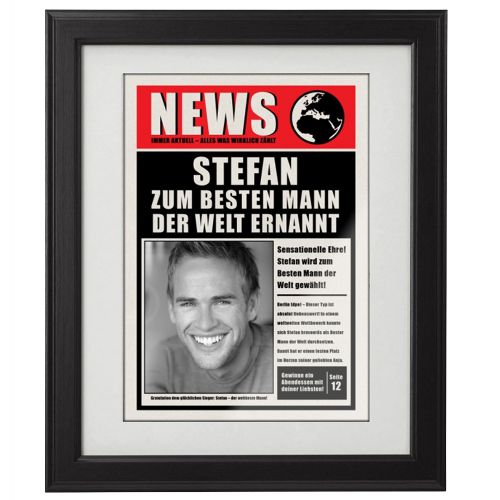 Der Beste Mann - personalisiertes Bild