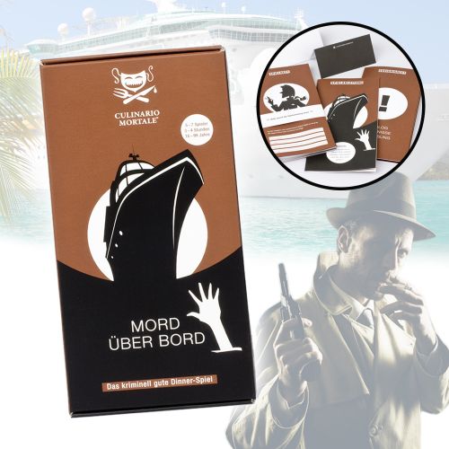 Krimidinner Zuhause - Mord ÃŒber Bord