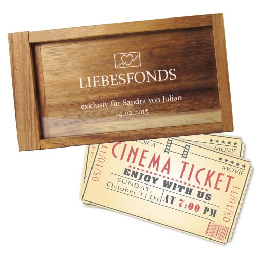 Magische Geldgeschenkbox - Liebesfonds