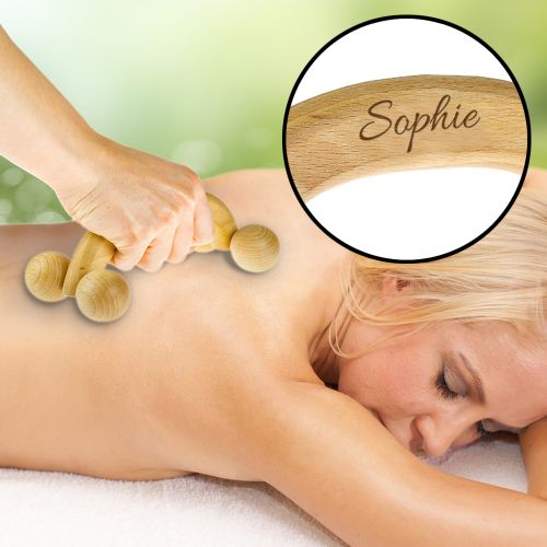 Massageroller mit Gravur