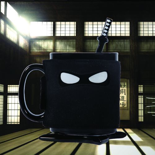 Tasse Ninja avec cuill�re et sous-tasse
