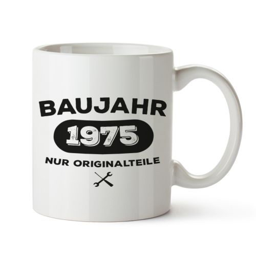 Personalisierte Tasse - Baujahr