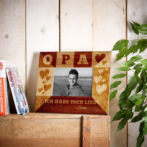 Personalisierter Bilderrahmen fÃŒr Opa