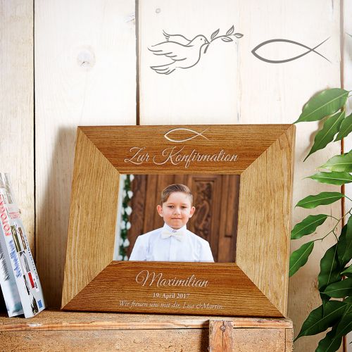 Personalisierter Bilderrahmen zur Konfirmation