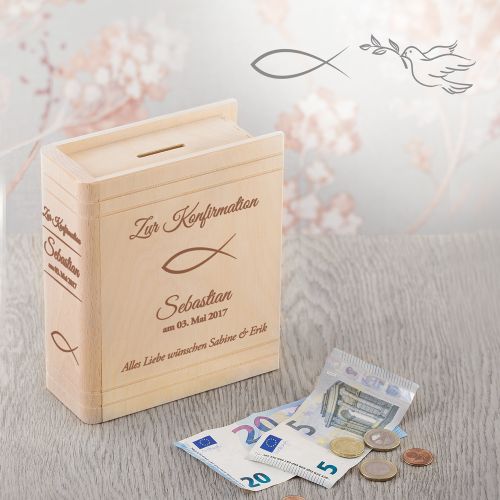 Personalisiertes Sparbuch zur Konfirmation