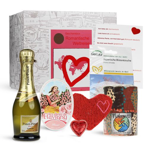 Romantische Weltreise - Geschenkbox