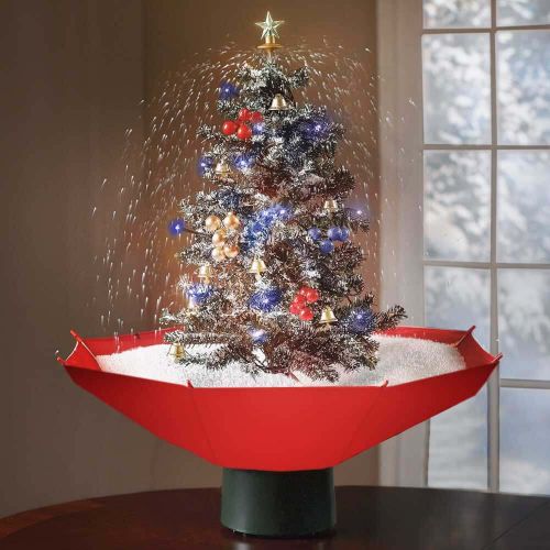 Schneiender Weihnachtsbaum mit Weihnachtsliedern