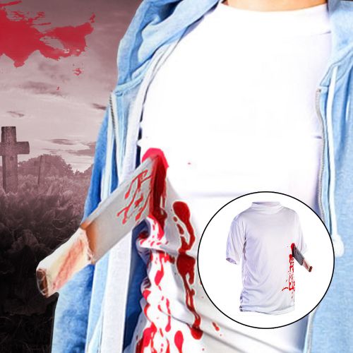 T-shirt � Machette dans le torse 