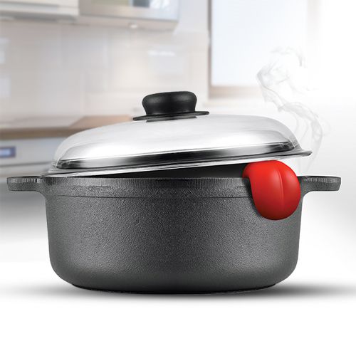 Support pour couvercle  de casserole � langue 