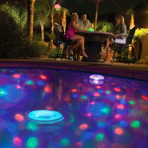 Unterwasser LED Schwimmende Disco Licht Show Badewanne Pool Pool Lichter4H 