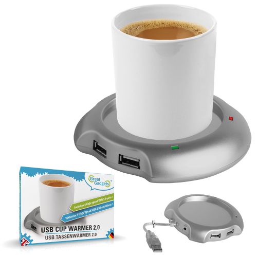 Chauffe-tasse USB avec hub USB