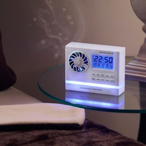 Wecker mit Aroma Diffuser und NaturklÃ€ngen