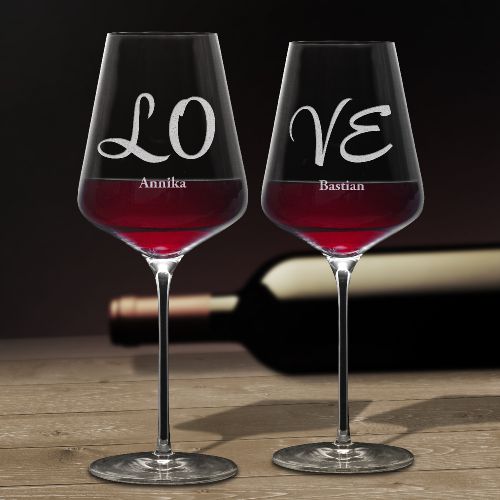 WeinglÃ€ser Love - 2er Set