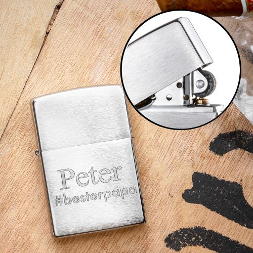 Zippo Sturmfeuerzeug - Hashtag Papa