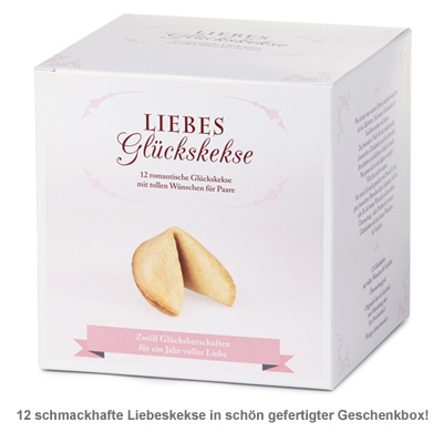 Liebes Glückskekse Geschenkbox - 3 Liebes Glückskekse Geschenkbox - 3