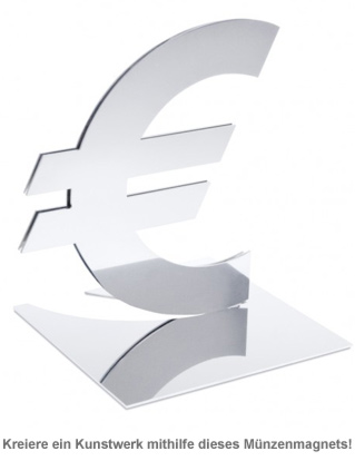 Design Münzmagnet - Euro - 2 Design Münzmagnet - Euro - 2