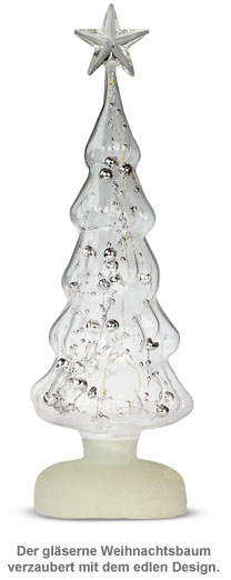 leuchtender weihnachtsbaum aus glas mit 6 wei 223 en leds leuchtender weihnachtsbaum aus glas mit 6 wei 223 en leds