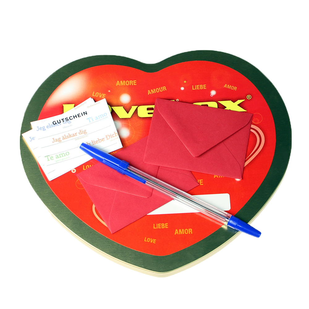 Liebeslose zum selbst beschriften LOVE Box 52 
