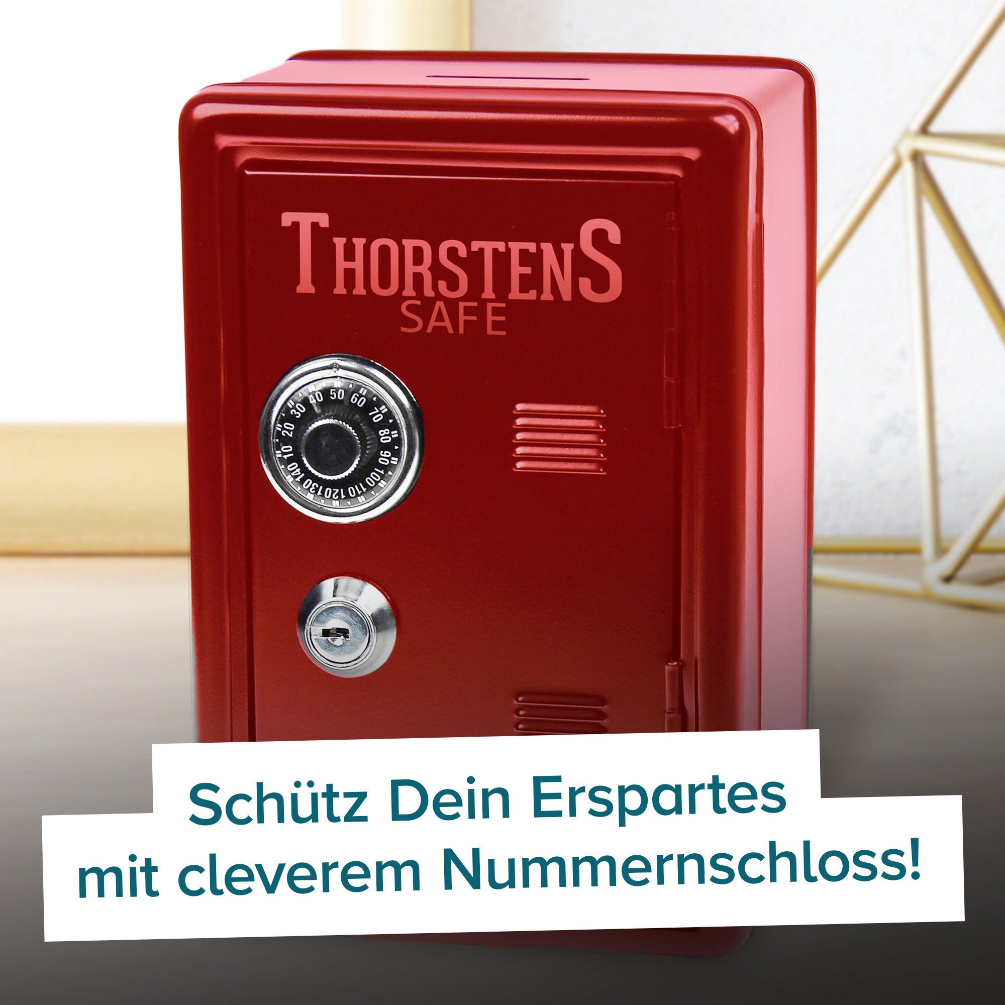 Spardose Tresor - rot - 2 Spardose Tresor - rot - 2