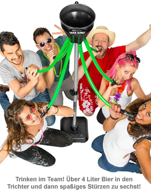 Bierbong XXL - 180 cm Saufmaschine Bierstürzer - 2 Bierbong XXL - 180 cm Saufmaschine Bierstürzer - 2