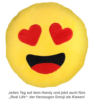 Emoji Kissen - Herzaugen - 2 Emoji Kissen - Herzaugen - 2