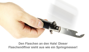 Flaschenöffner - Springmesser - 2 Flaschenöffner - Springmesser - 2