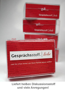 Gesprächsstoff Partyspiel - Liebe - 2 Gesprächsstoff Partyspiel - Liebe - 2