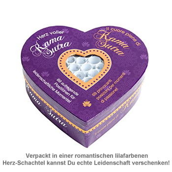 Herz voller Kamasutra - Set mit 69 Losen für Paare - 2 Herz voller Kamasutra - Set mit 69 Losen für Paare - 2