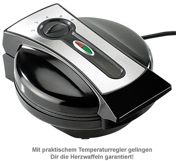 Herz Waffeleisen Deluxe - 2 Herz Waffeleisen Deluxe - 2