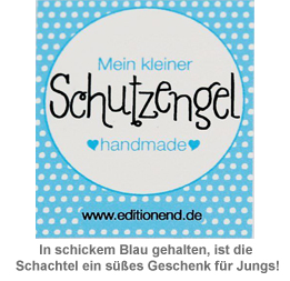 Kleiner Schutzengel - handgefertigter Talisman blau - 2 Kleiner Schutzengel - handgefertigter Talisman blau - 2