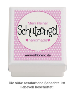 Kleiner Schutzengel - handgefertigter Talisman rosa - 2 Kleiner Schutzengel - handgefertigter Talisman rosa - 2