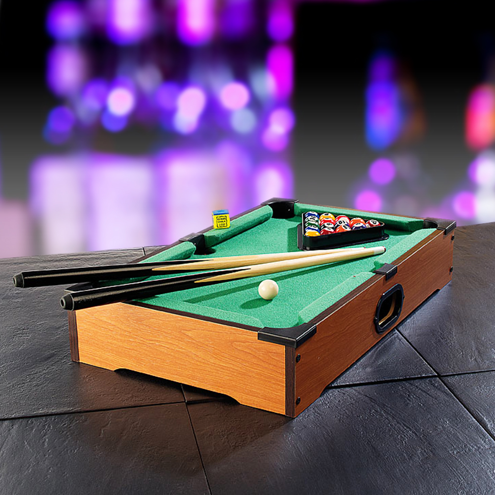 50x30,5x8cm Zubehör Mini Pool Billardtisch Billard Billiard Spiel inkl Maße 