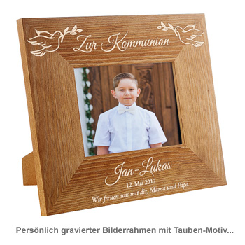 Personalisierter Bilderrahmen zur Kommunion - 2 Personalisierter Bilderrahmen zur Kommunion - 2