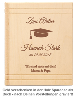 Personalisiertes Sparbuch zum Abitur - 2 Personalisiertes Sparbuch zum Abitur - 2