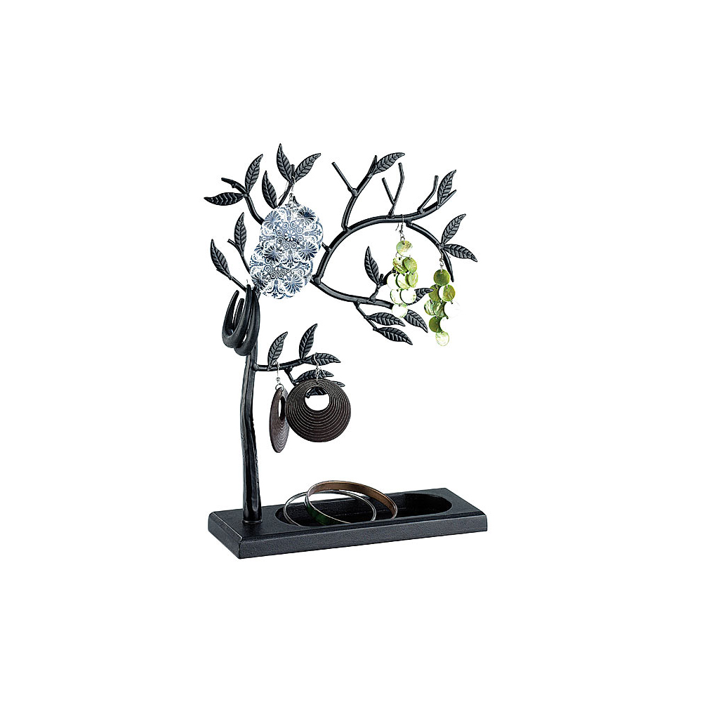 Dekorativer Schmuck-baum aus Metall 40 cm Schmuckständer-aufbewahrung Lebensbaum 