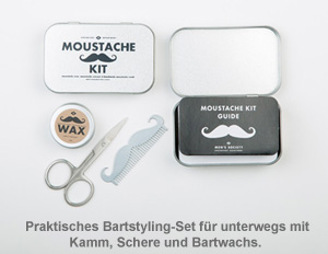 Schnurrbart Pflegeset - 2 Schnurrbart Pflegeset - 2