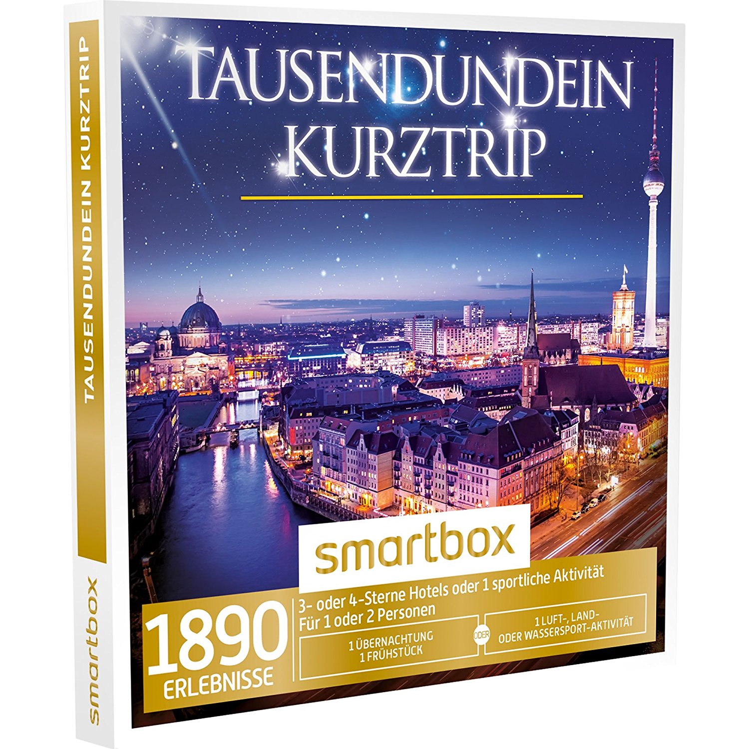 Tausendundein Kurztrip - Erlebnisgeschenk Gutscheinbox Für 2