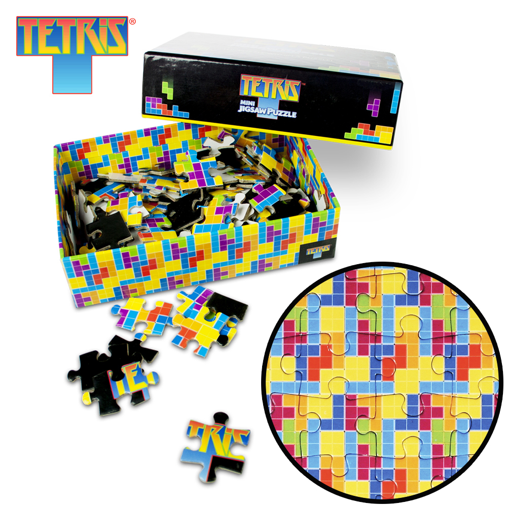 Tetris Puzzle - Spieleklassiker als schwieriges Puzzle 100 Teile!