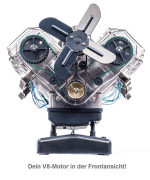 V8-Motor Bausatz - 250 Teile - 3 V8-Motor Bausatz - 250 Teile - 3